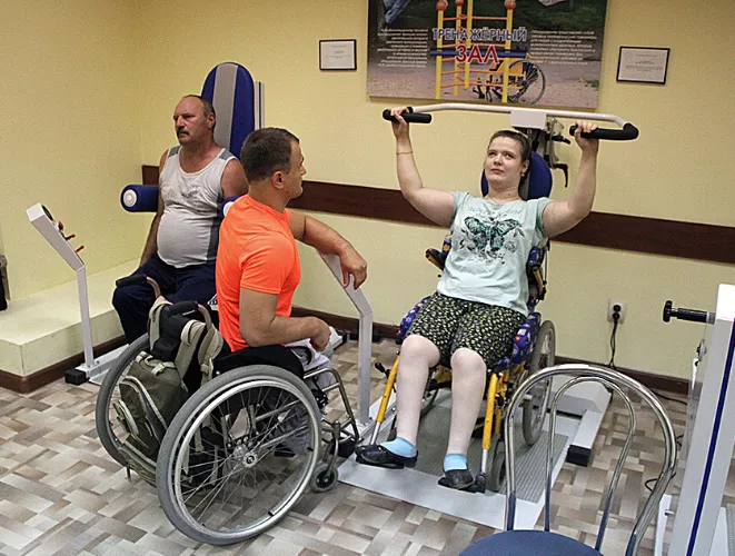 Услуги размещения в реабилитационные центры для инвалидов